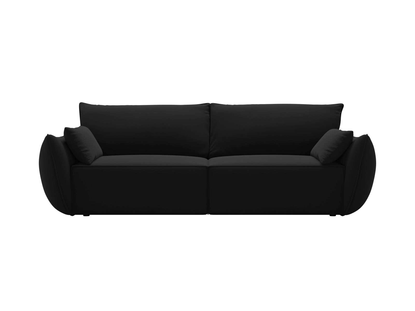 Velvet Sofa With Bed Function And Box, "Kaelle", 3 Seats, 244x97x91