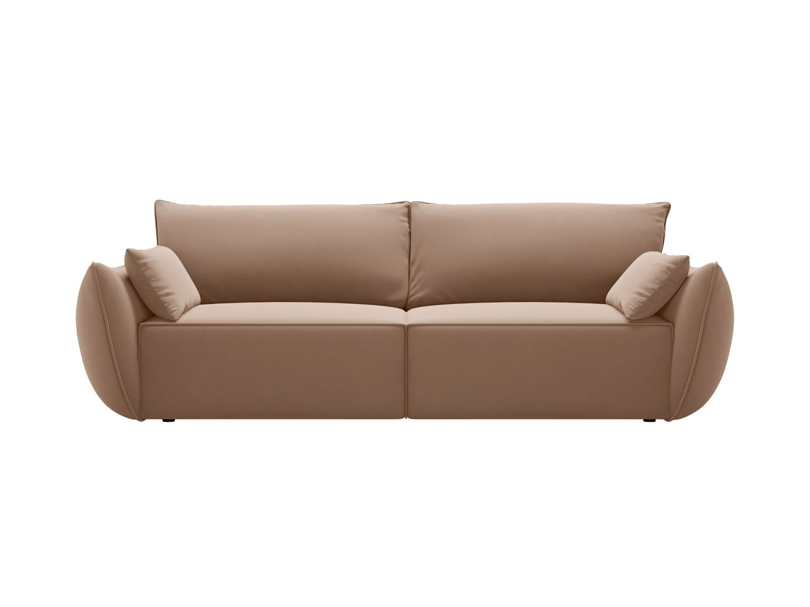 Velvet Sofa With Bed Function And Box, "Kaelle", 3 Seats, 244x97x91