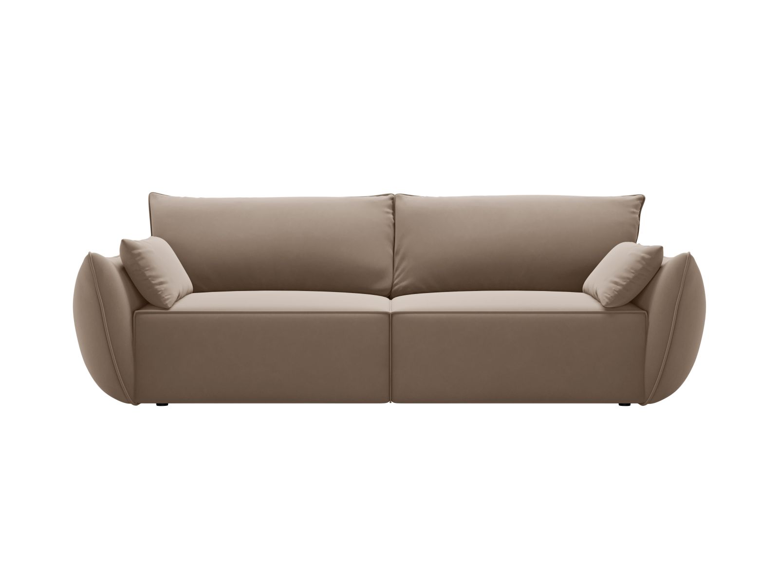 Velvet Sofa With Bed Function And Box, "Kaelle", 3 Seats, 244x97x91