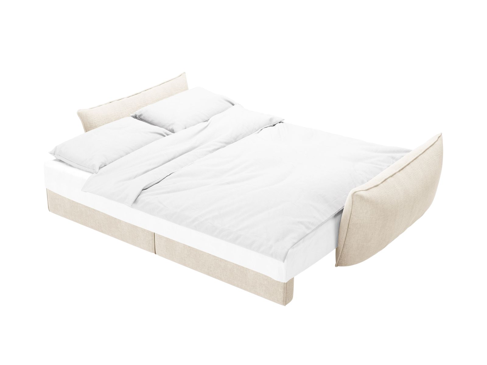 Sofa With Bed Function And Box, "Kaelle", 3 Seats, 244x97x91