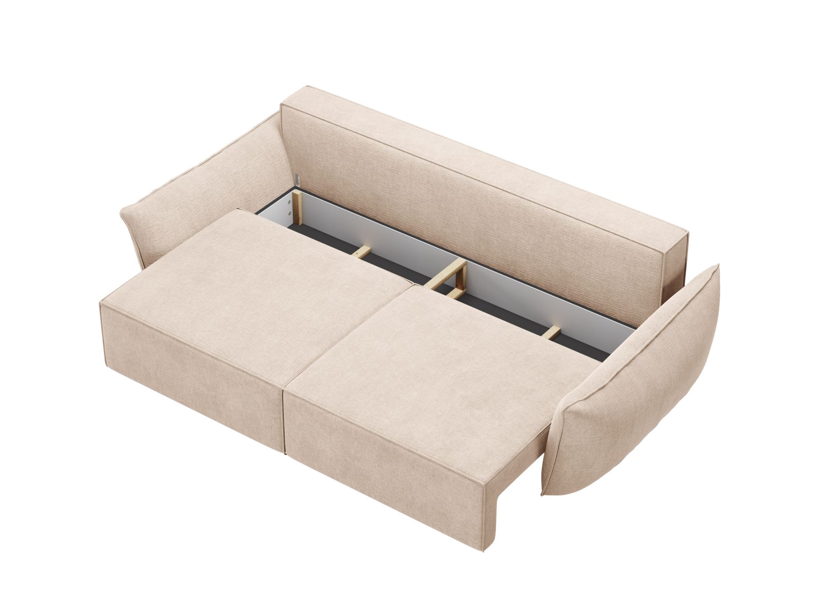 Sofa With Bed Function And Box, "Kaelle", 3 Seats, 244x97x91
