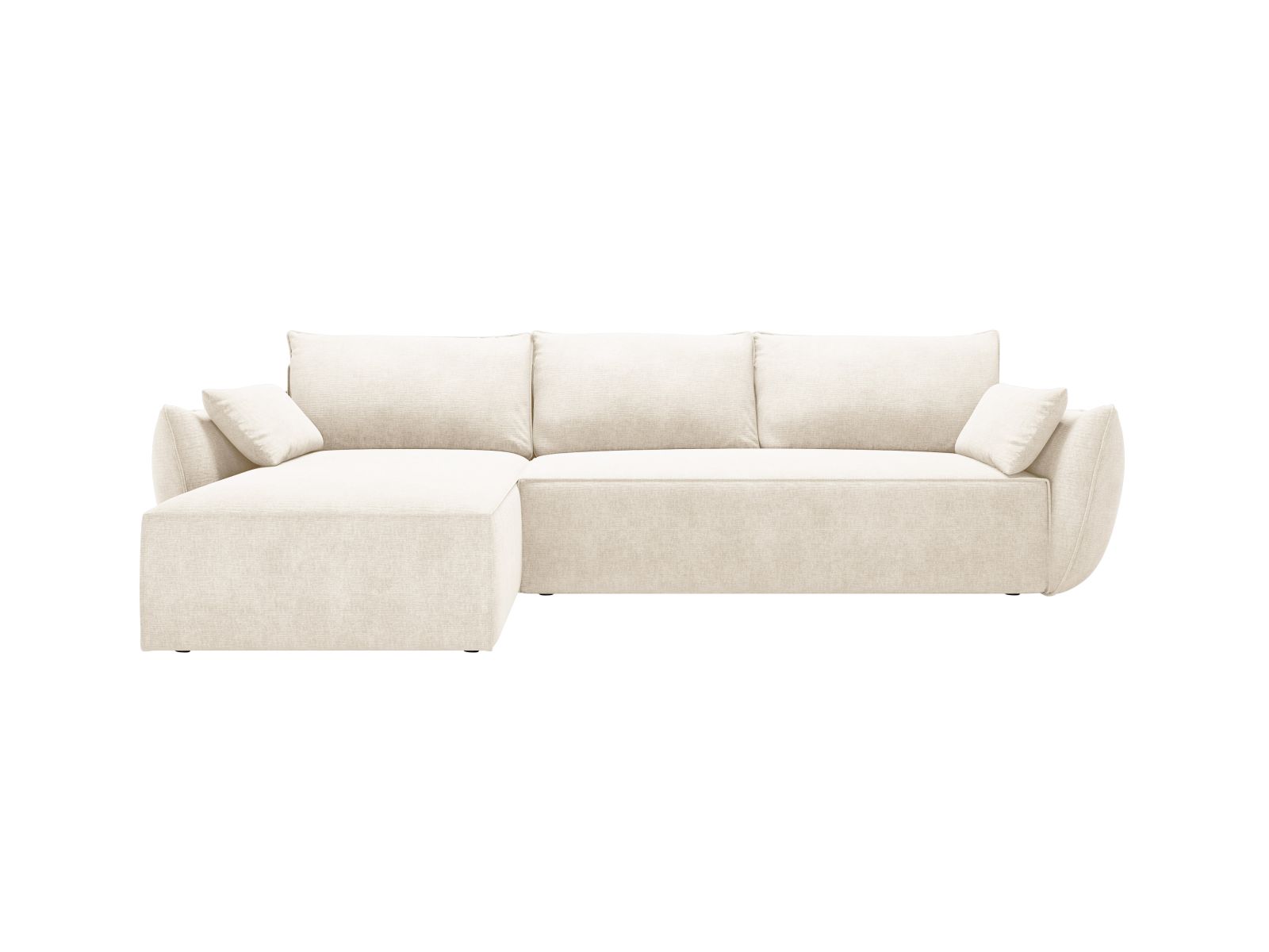 Left Corner Sofa With Bed Function And Box, "Kaelle", 4 Seats, 252x165x87