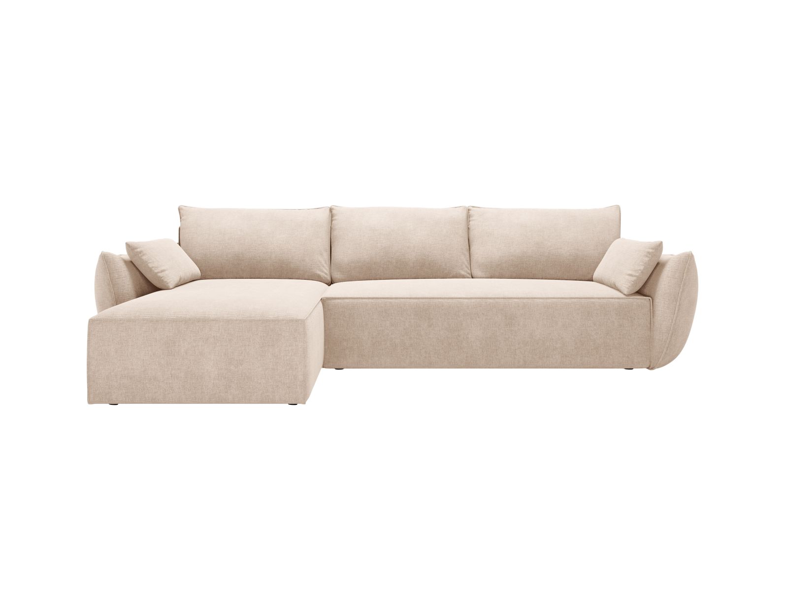 Left Corner Sofa With Bed Function And Box, "Kaelle", 4 Seats, 252x165x87