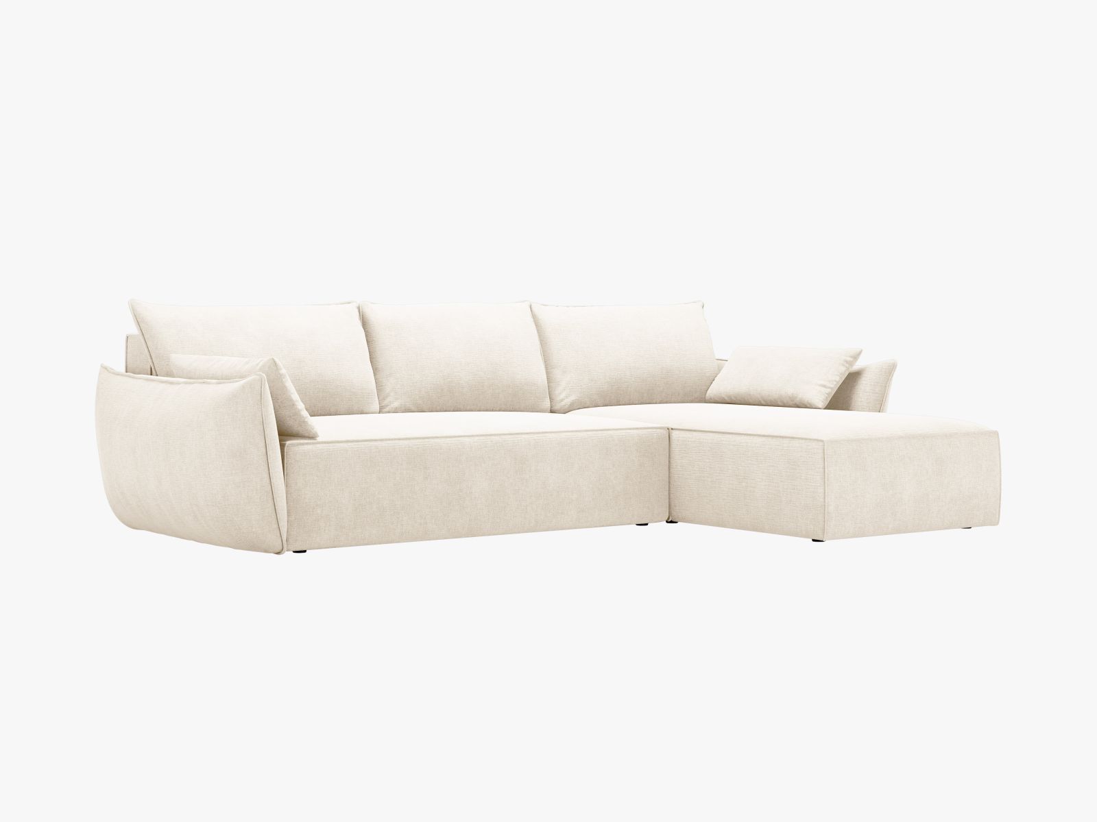 Left Corner Sofa With Bed Function And Box, "Kaelle", 4 Seats, 252x165x87