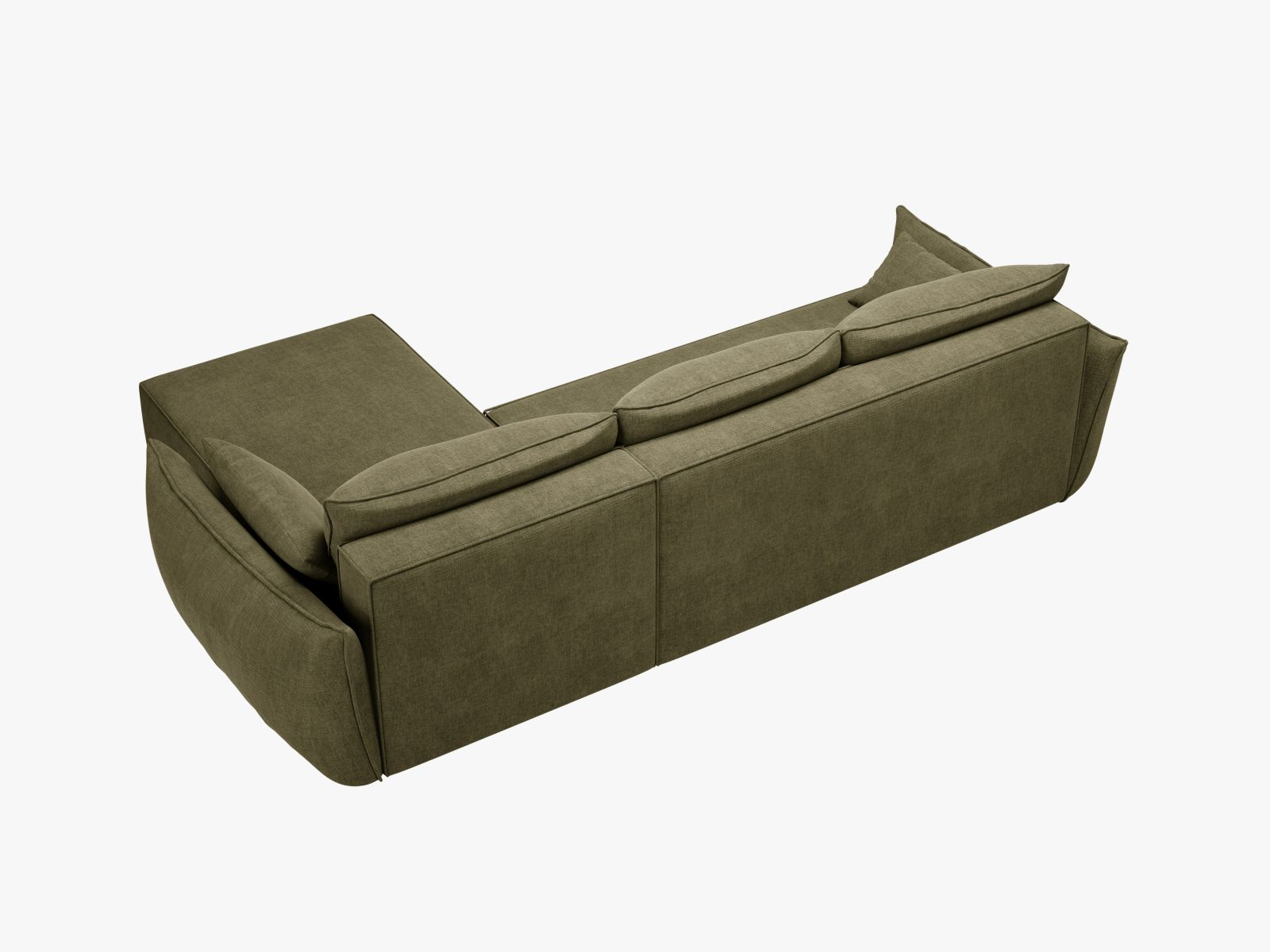 Left Corner Sofa With Bed Function And Box, "Kaelle", 4 Seats, 252x165x87