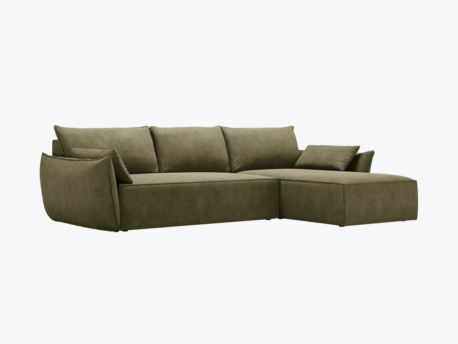 Left Corner Sofa With Bed Function And Box, "Kaelle", 4 Seats, 252x165x87