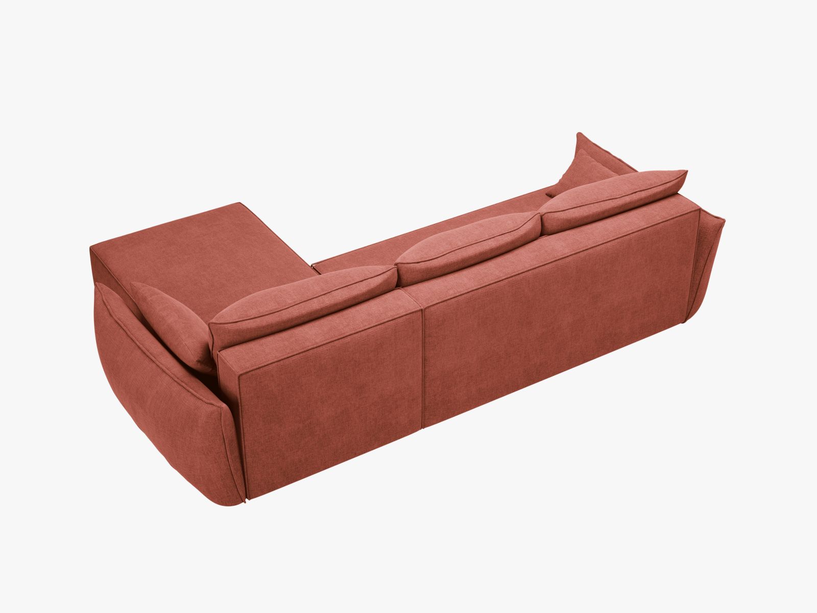 Left Corner Sofa With Bed Function And Box, "Kaelle", 4 Seats, 252x165x87