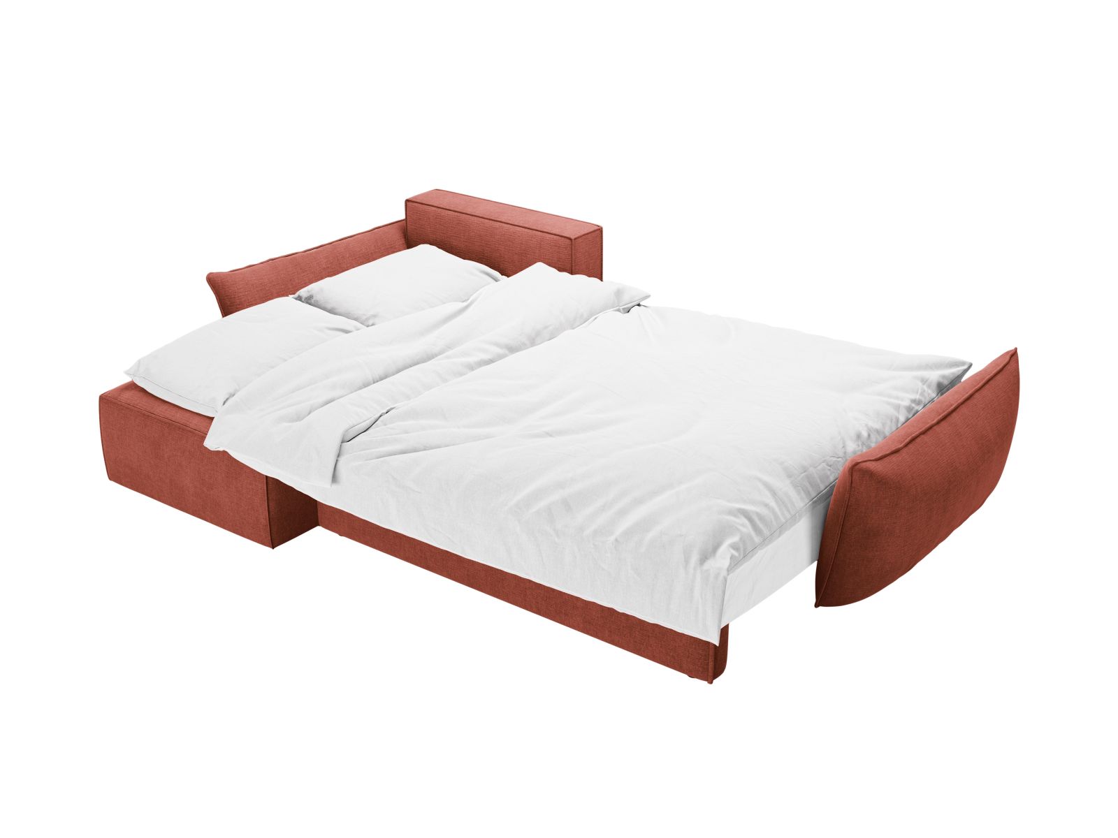 Left Corner Sofa With Bed Function And Box, "Kaelle", 4 Seats, 252x165x87