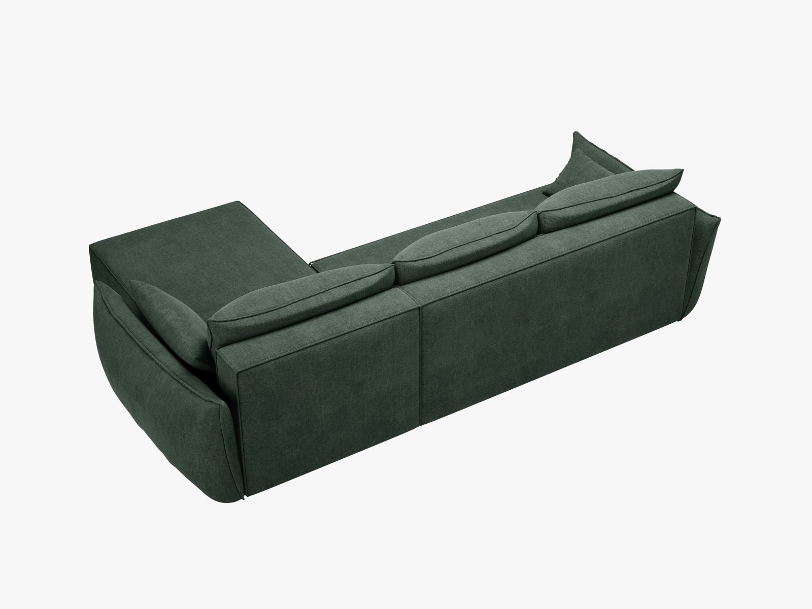 Left Corner Sofa With Bed Function And Box, "Kaelle", 4 Seats, 252x165x87