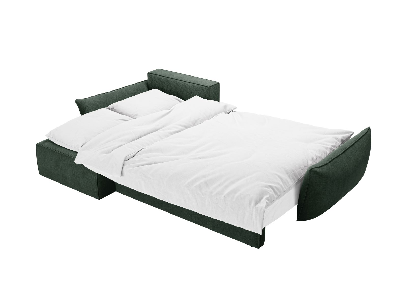 Left Corner Sofa With Bed Function And Box, "Kaelle", 4 Seats, 252x165x87