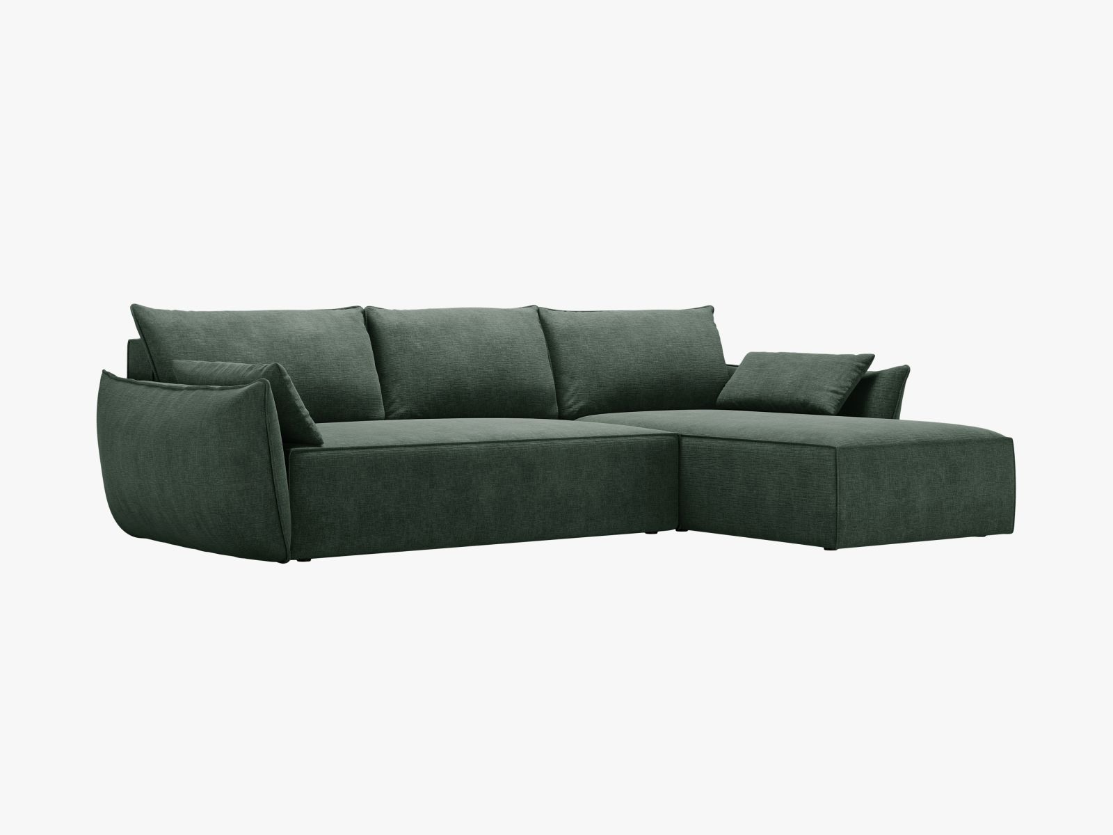 Left Corner Sofa With Bed Function And Box, "Kaelle", 4 Seats, 252x165x87