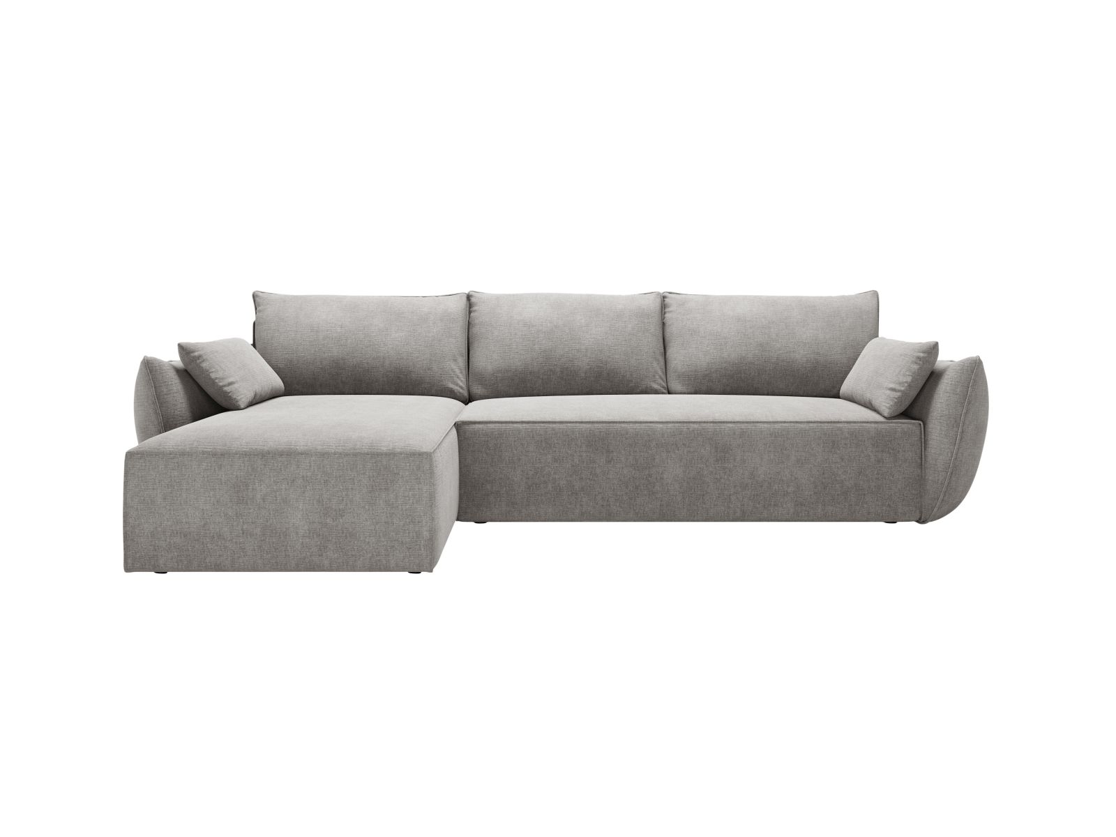Left Corner Sofa With Bed Function And Box, "Kaelle", 4 Seats, 252x165x87