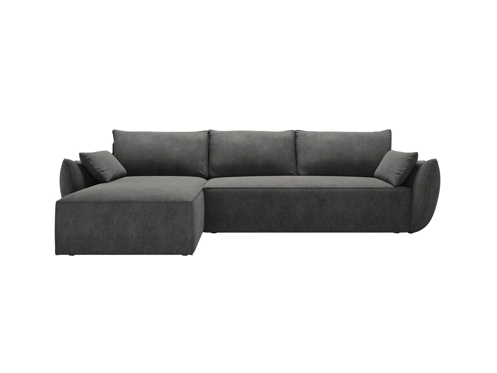 Left Corner Sofa With Bed Function And Box, "Kaelle", 4 Seats, 252x165x87