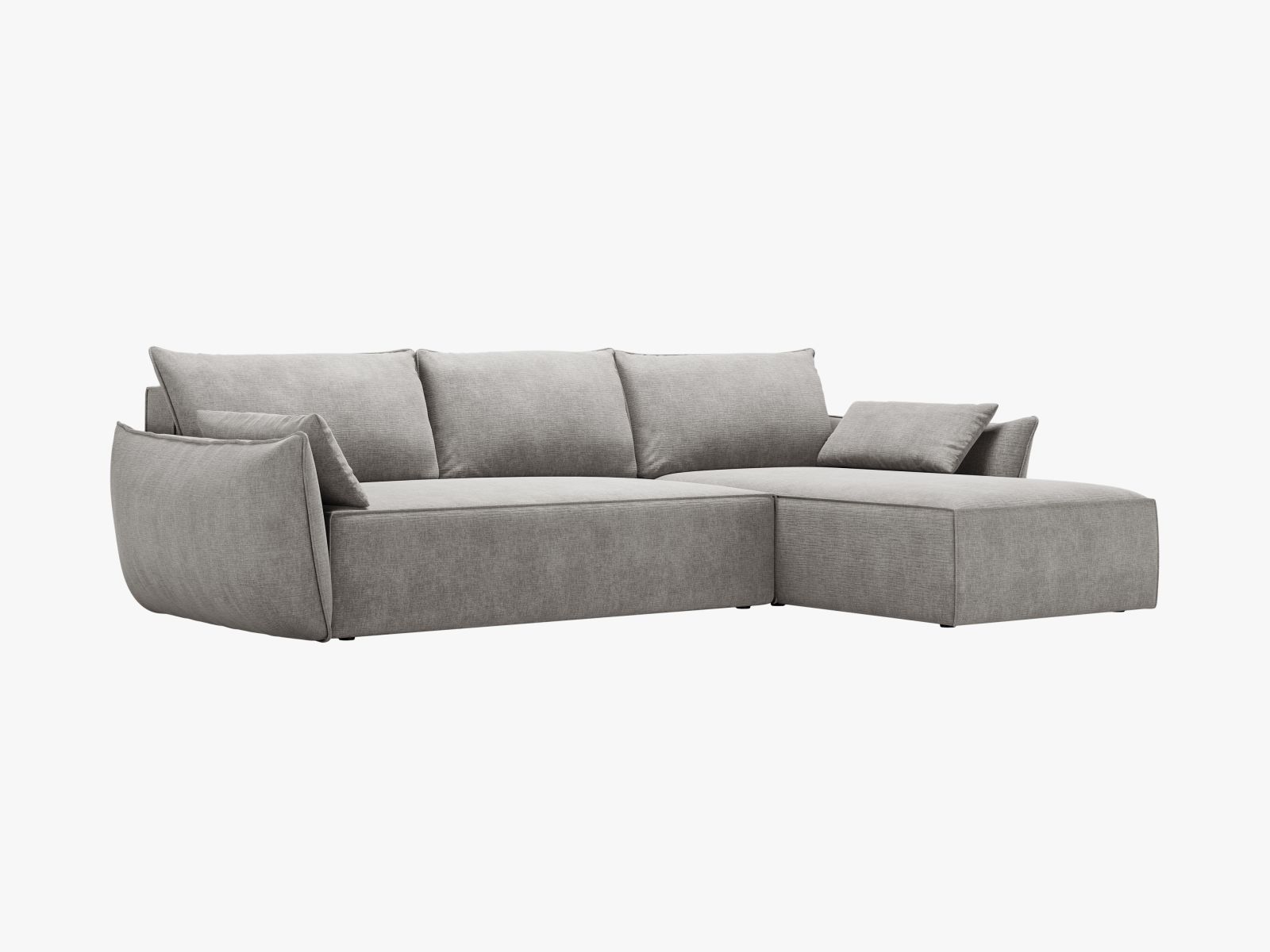 Left Corner Sofa With Bed Function And Box, "Kaelle", 4 Seats, 252x165x87