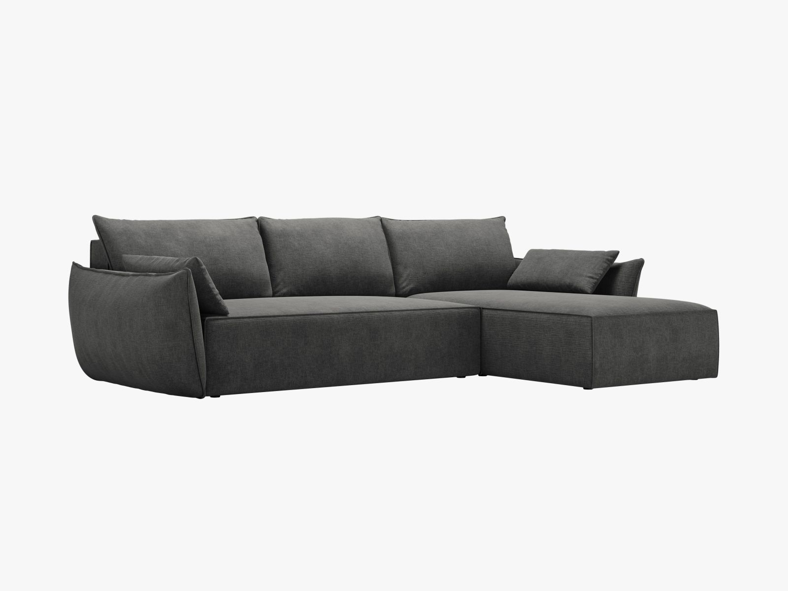 Left Corner Sofa With Bed Function And Box, "Kaelle", 4 Seats, 252x165x87