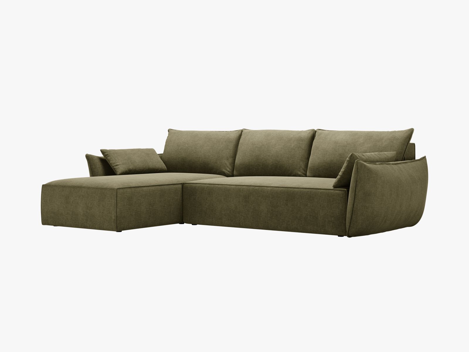 Right Corner Sofa With Bed Function And Box, "Kaelle", 4 Seats, 252x165x87