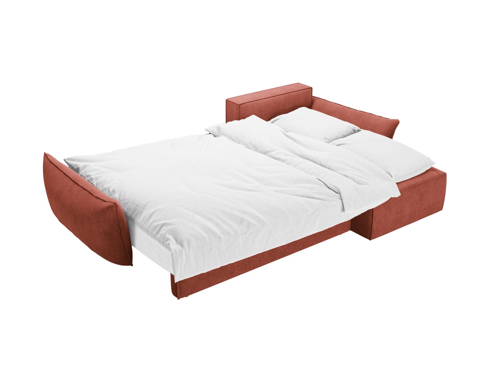 Right Corner Sofa With Bed Function And Box, "Kaelle", 4 Seats, 252x165x87