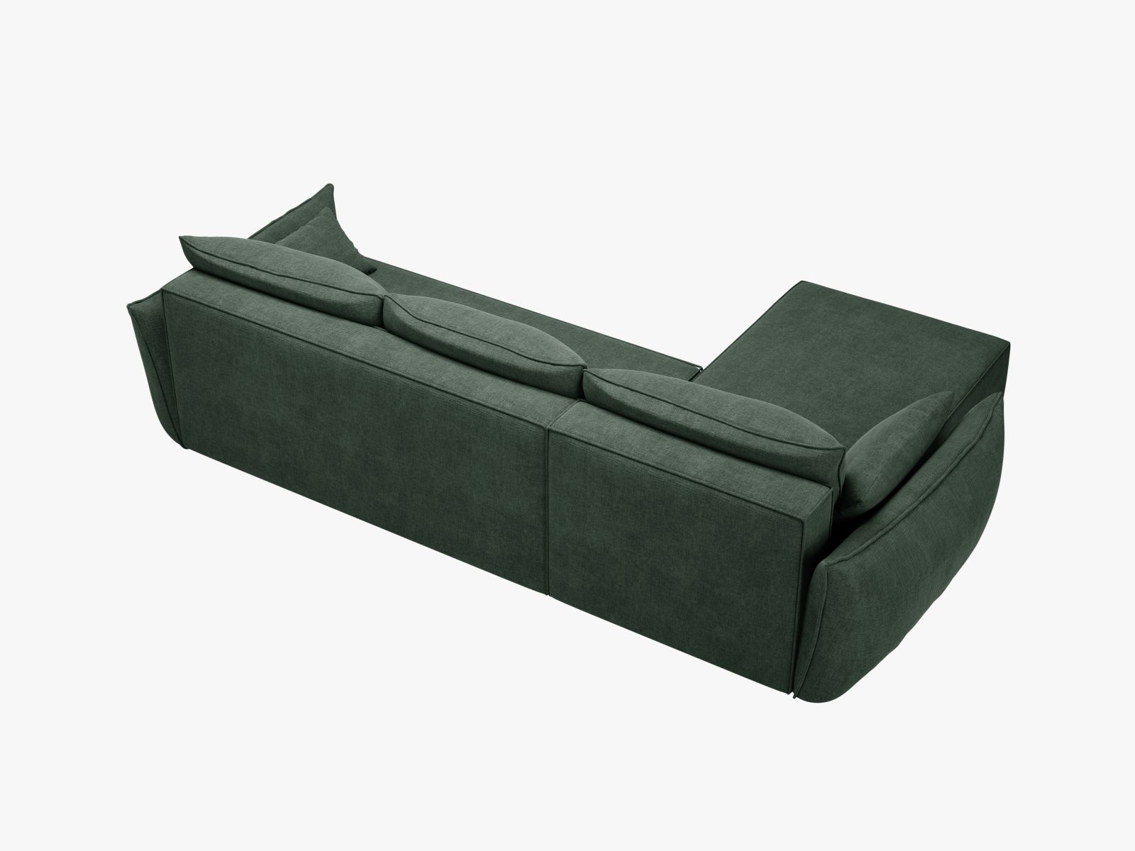 Right Corner Sofa With Bed Function And Box, "Kaelle", 4 Seats, 252x165x87