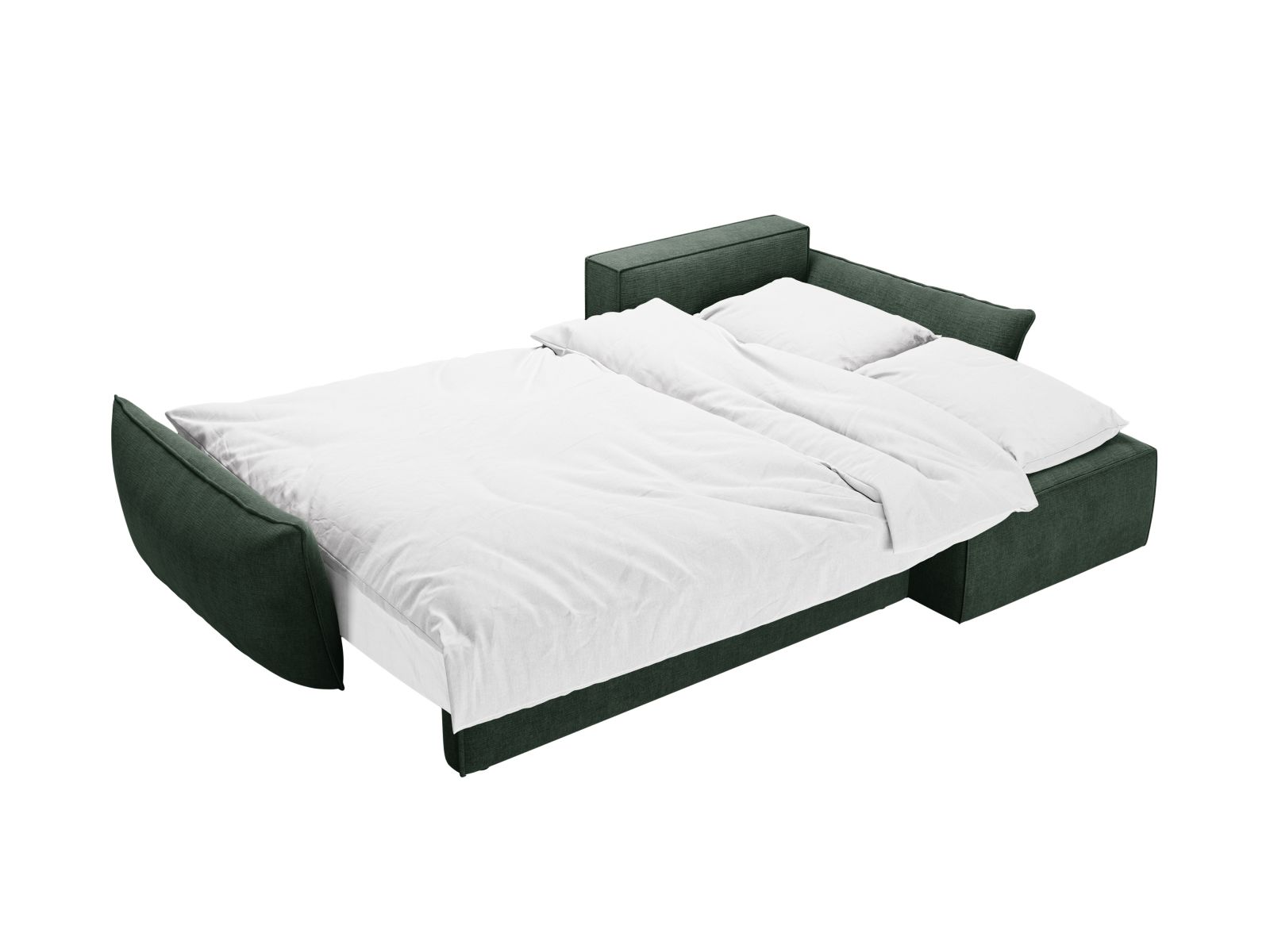 Right Corner Sofa With Bed Function And Box, "Kaelle", 4 Seats, 252x165x87
