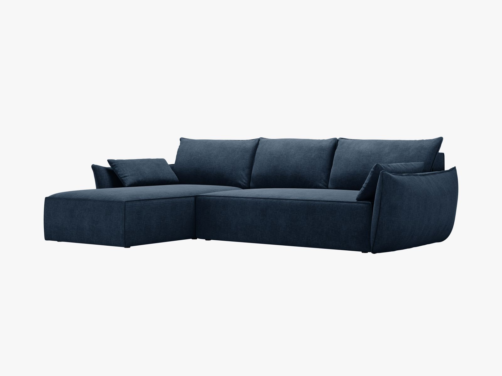 Right Corner Sofa With Bed Function And Box, "Kaelle", 4 Seats, 252x165x87