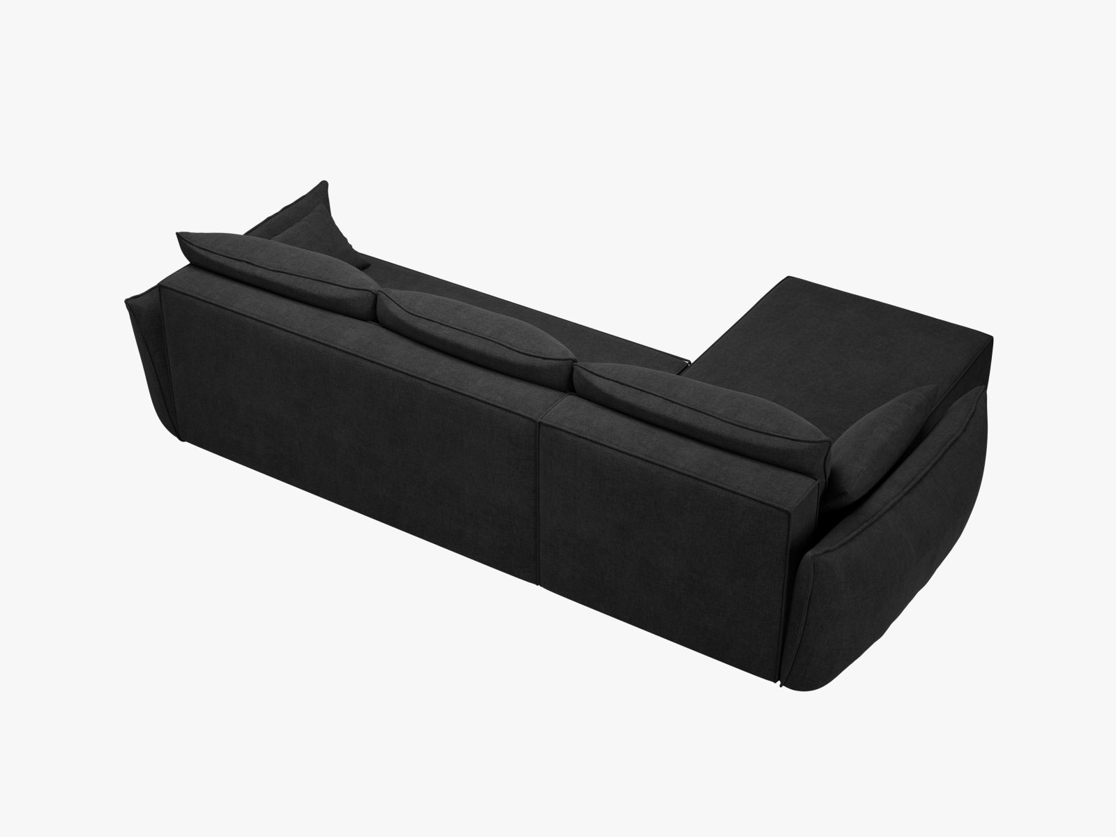 Right Corner Sofa With Bed Function And Box, "Kaelle", 4 Seats, 252x165x87