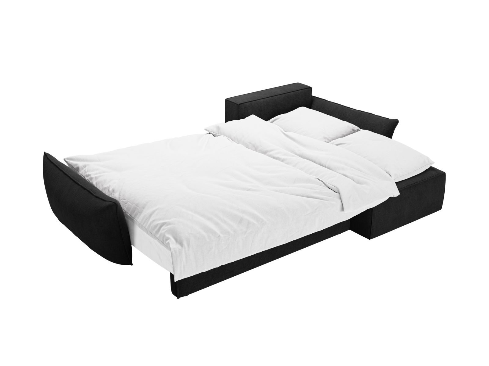 Right Corner Sofa With Bed Function And Box, "Kaelle", 4 Seats, 252x165x87