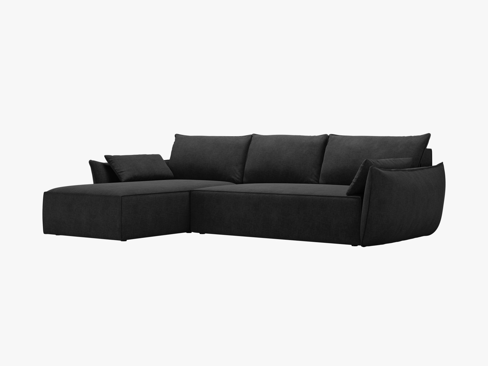 Right Corner Sofa With Bed Function And Box, "Kaelle", 4 Seats, 252x165x87