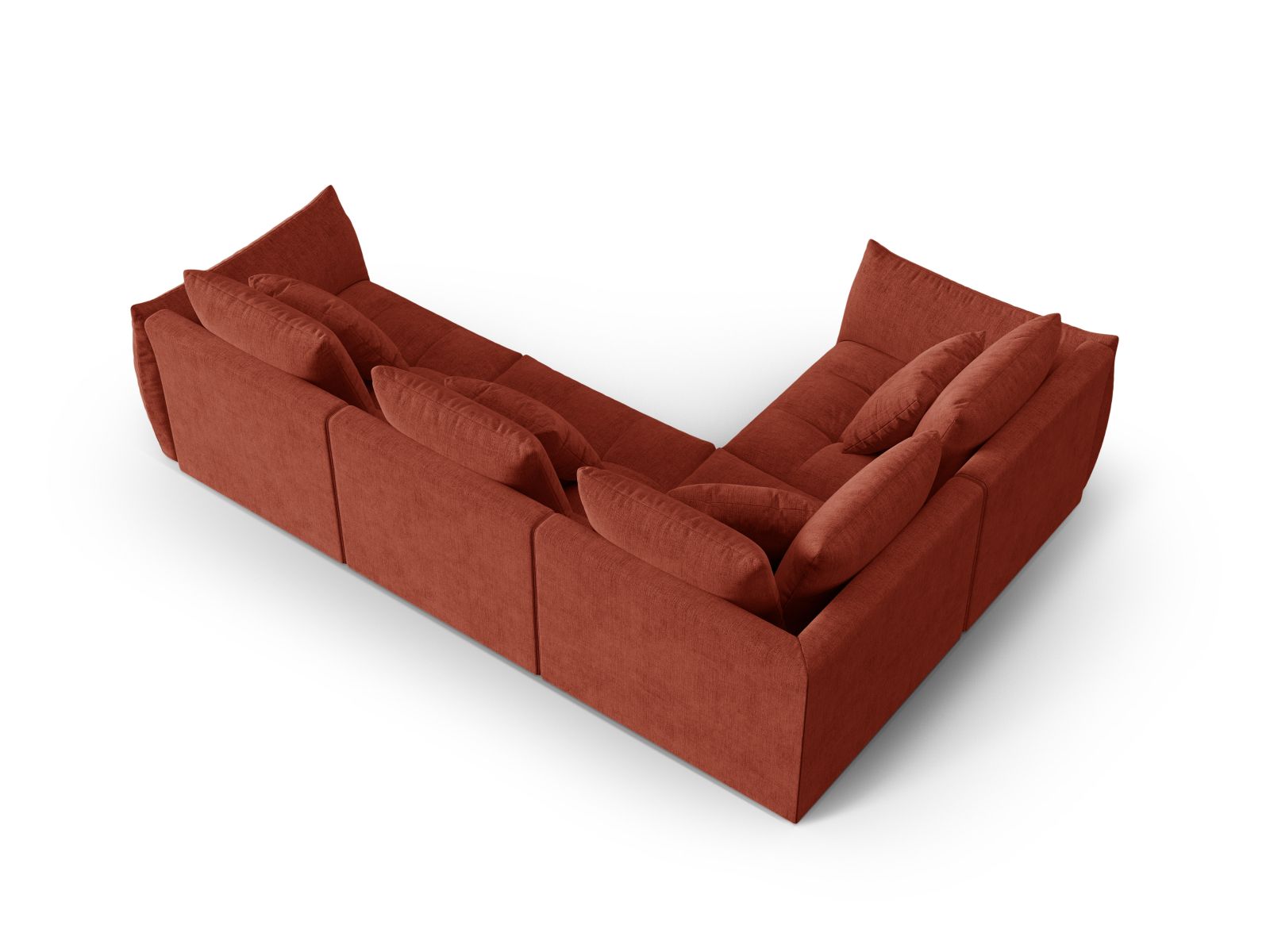 Modular Left Corner Sofa, "Bloom", 3 Seats, 316x222x97
