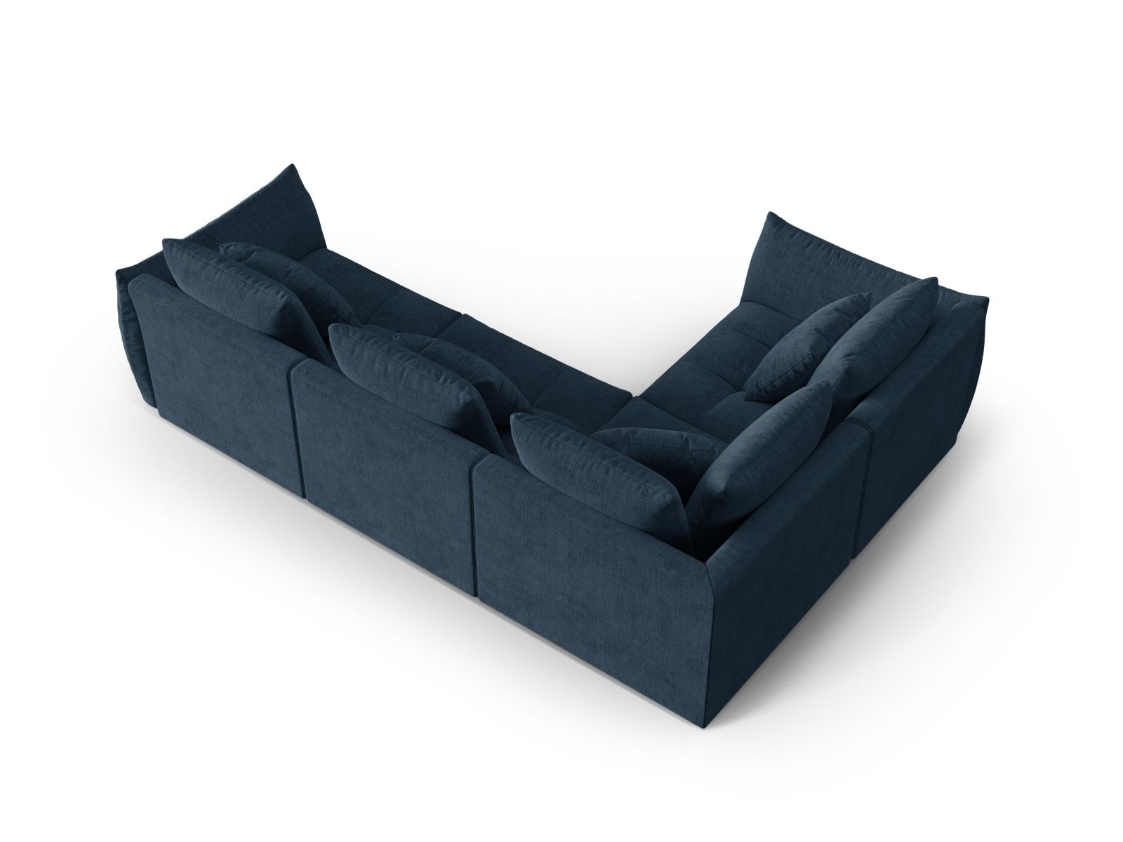 Modular Left Corner Sofa, "Bloom", 3 Seats, 316x222x97