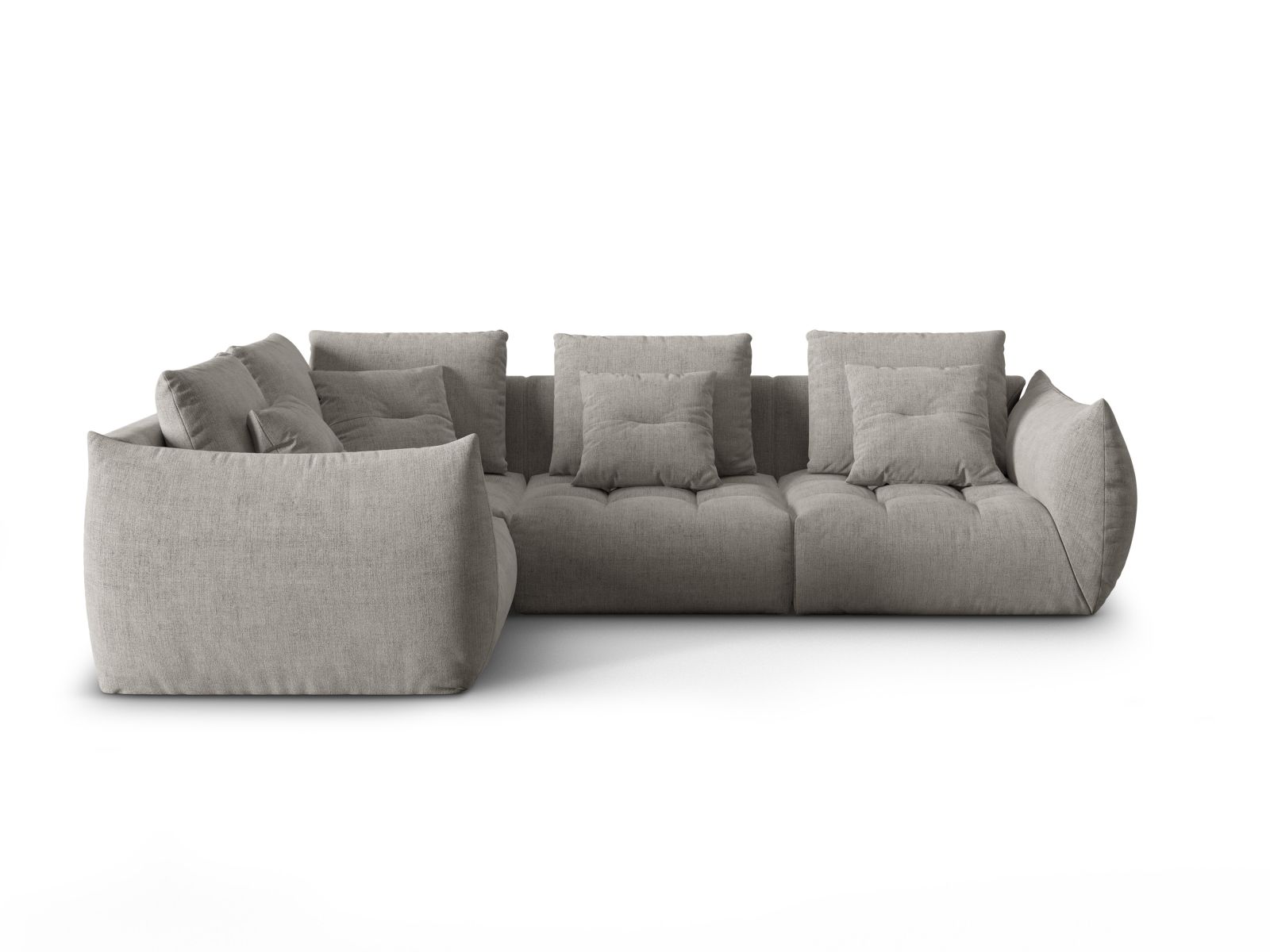 Modular Left Corner Sofa, "Bloom", 3 Seats, 316x222x97