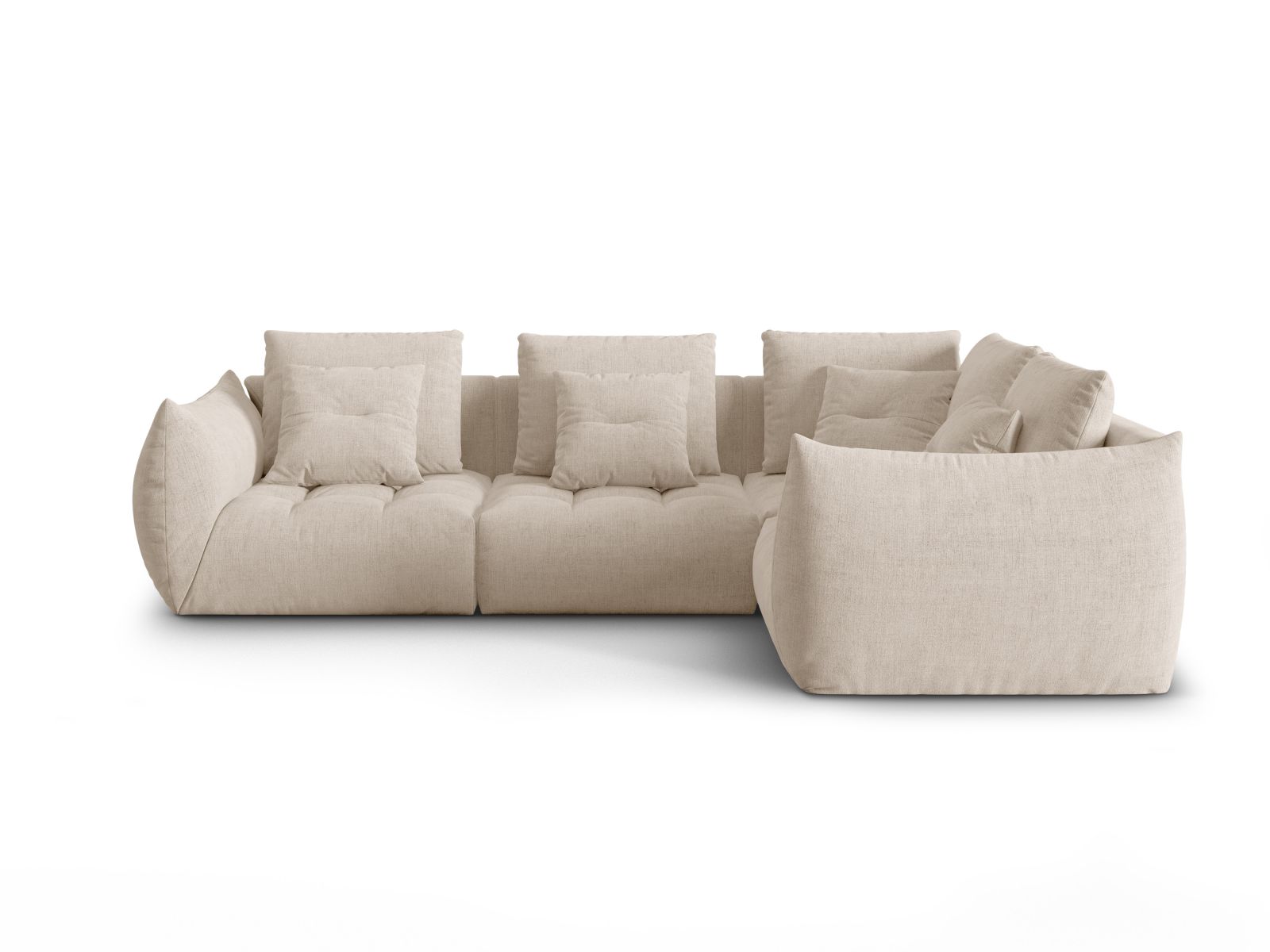 Modular Right Corner Sofa, "Bloom", 3 Seats, 316x222x97