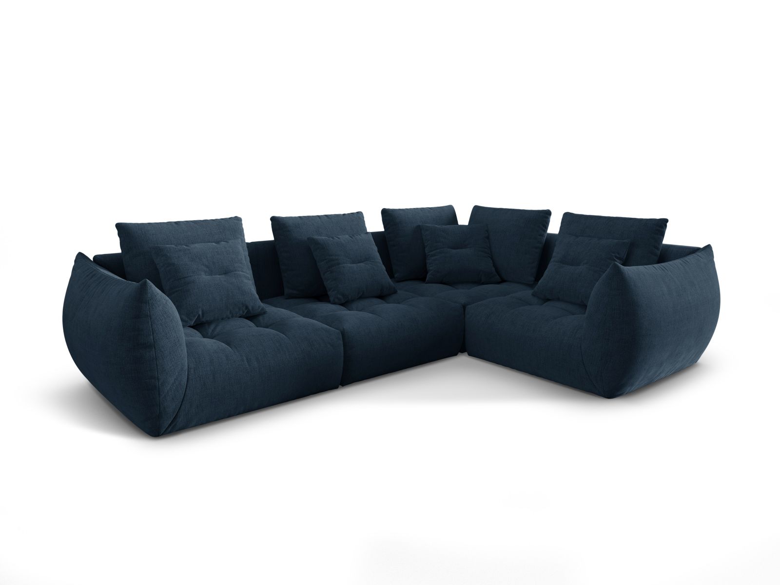Modular Right Corner Sofa, "Bloom", 3 Seats, 316x222x97