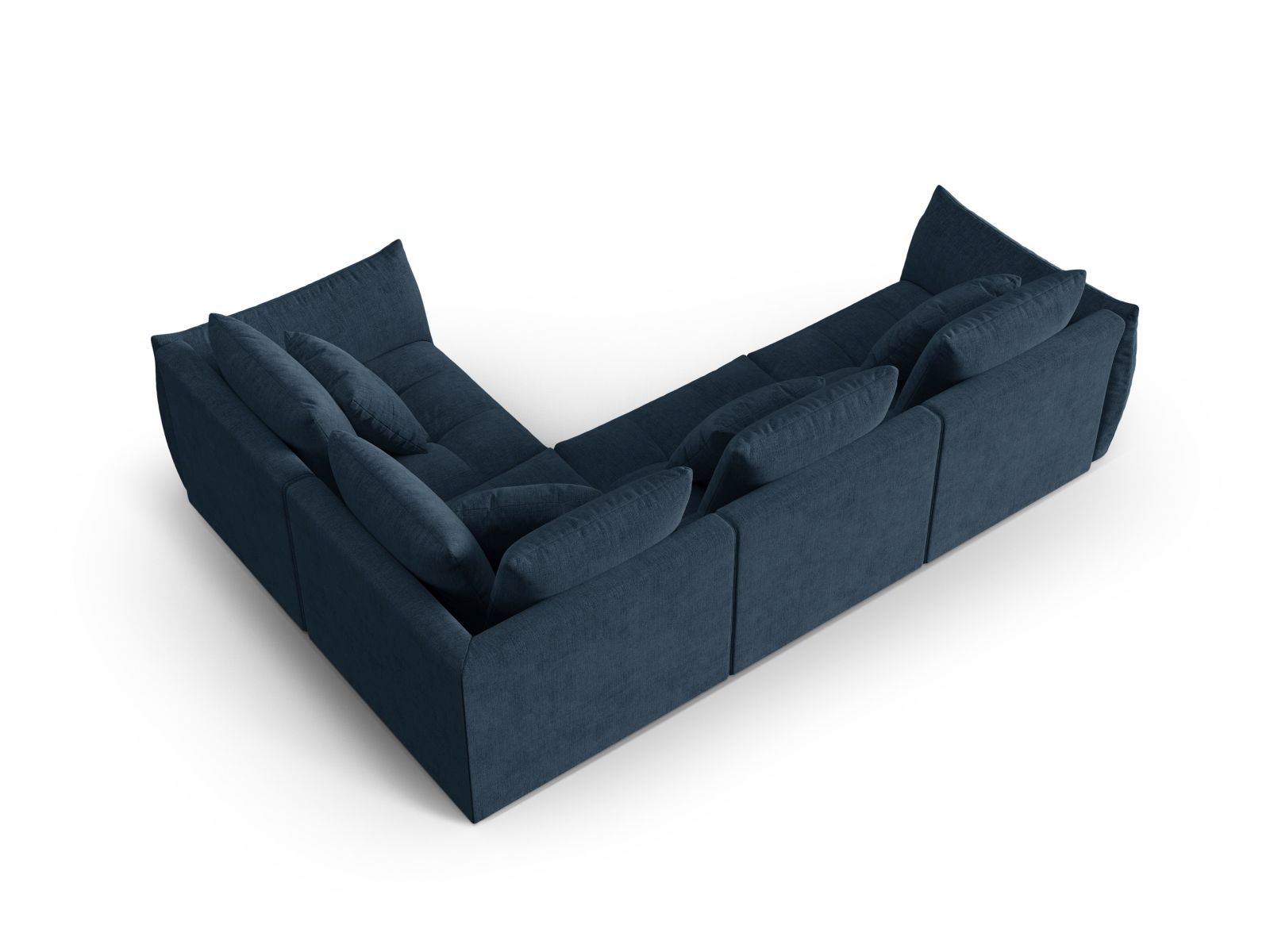 Modular Right Corner Sofa, "Bloom", 3 Seats, 316x222x97