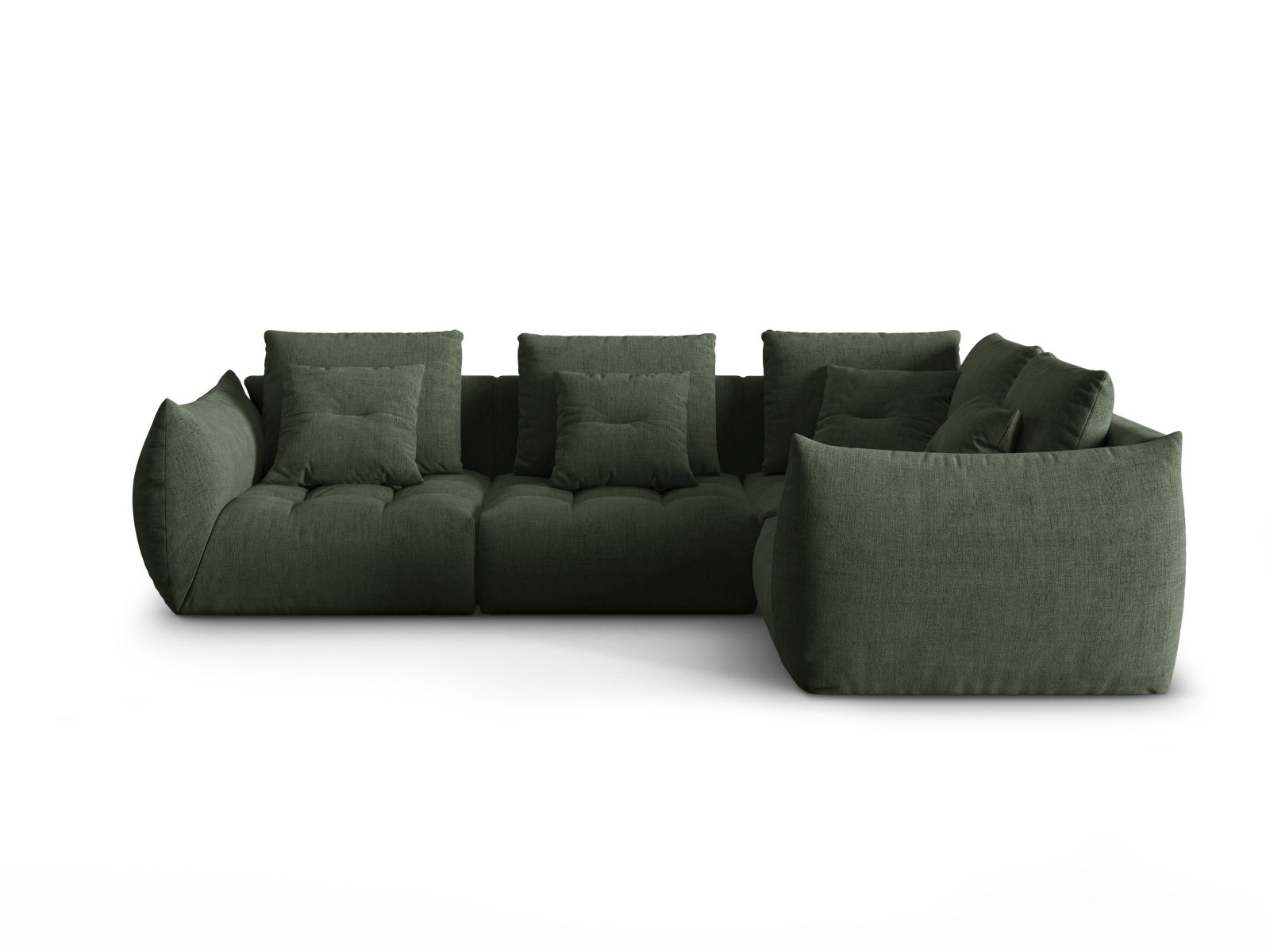 Modular Right Corner Sofa, "Bloom", 3 Seats, 316x222x97