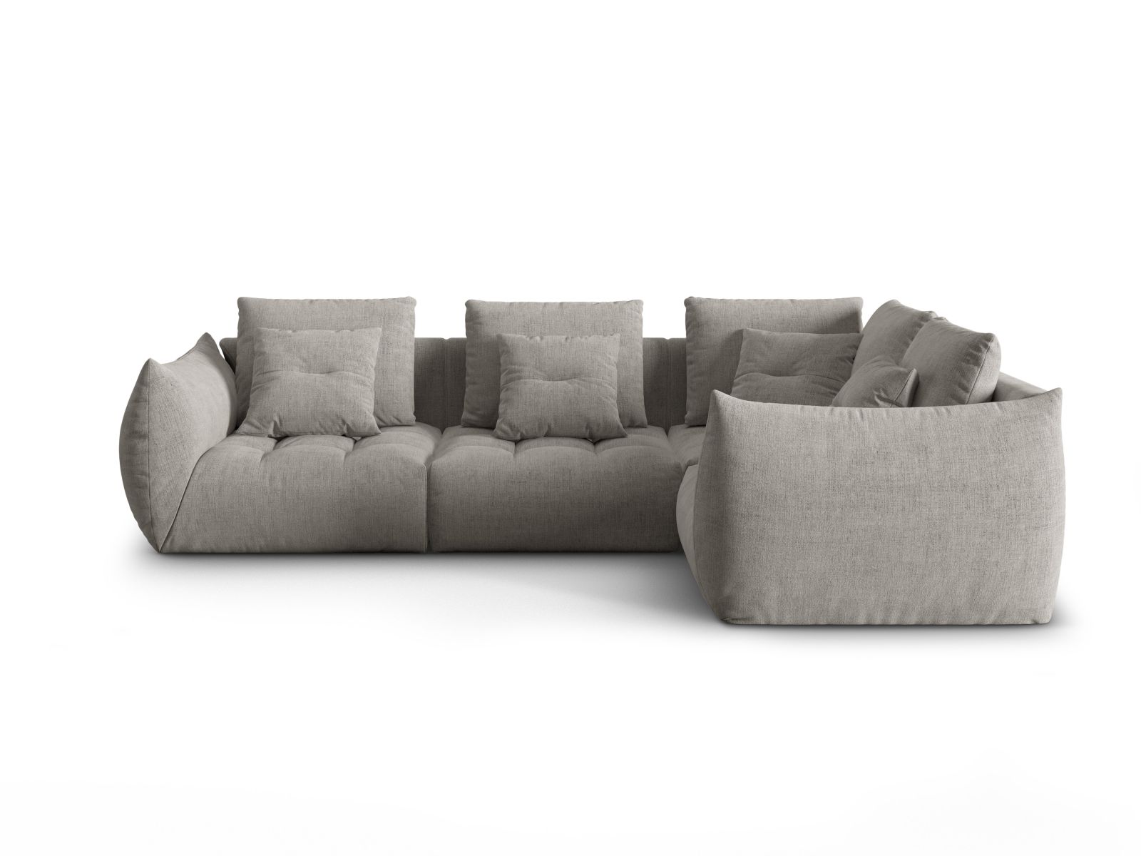 Modular Right Corner Sofa, "Bloom", 3 Seats, 316x222x97