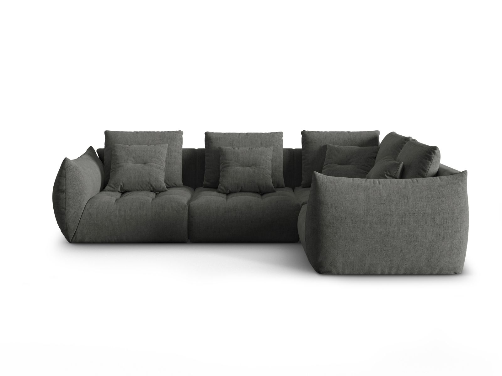 Modular Right Corner Sofa, "Bloom", 3 Seats, 316x222x97