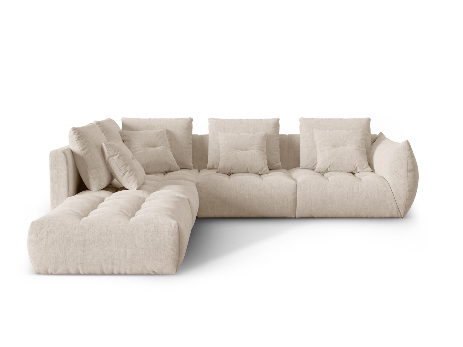 Modular Left Corner Sofa, "Bloom", 4 Seats, 316x307x97