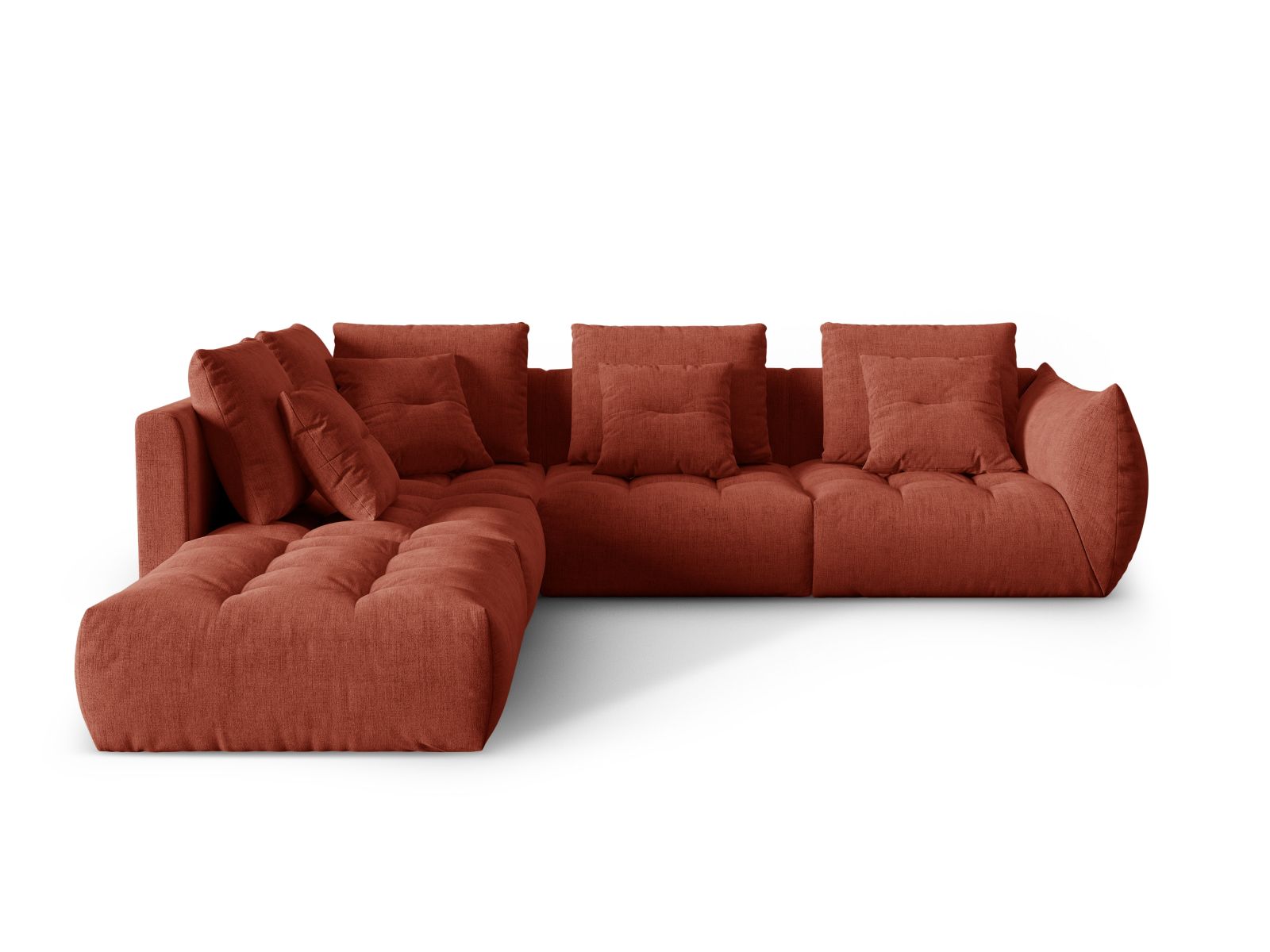 Modular Left Corner Sofa, "Bloom", 4 Seats, 316x307x97