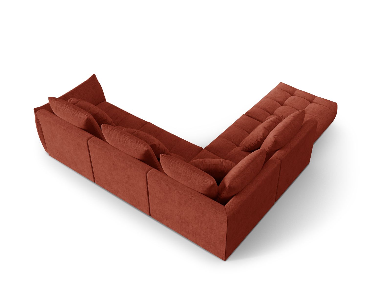 Modular Left Corner Sofa, "Bloom", 4 Seats, 316x307x97