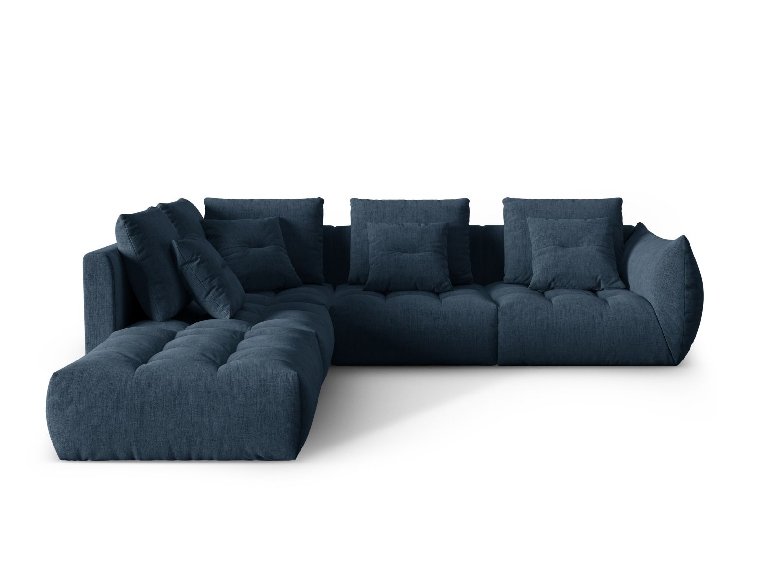 Modular Left Corner Sofa, "Bloom", 4 Seats, 316x307x97