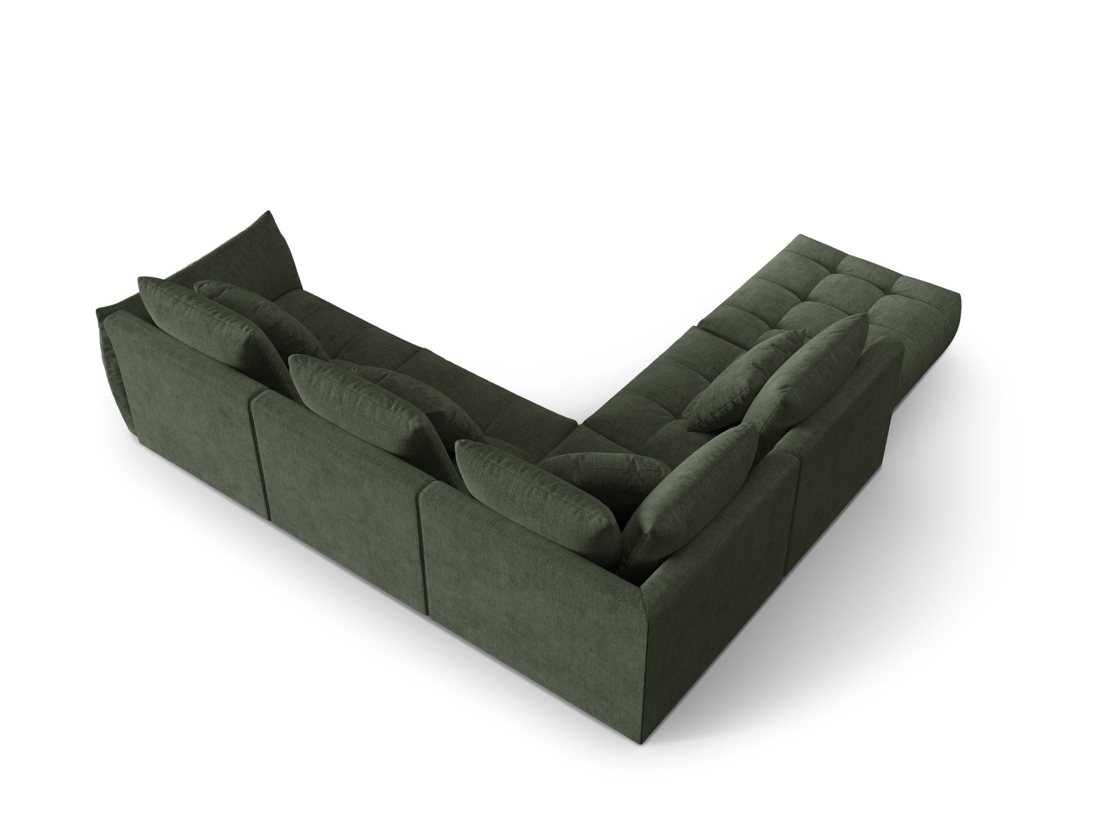 Modular Left Corner Sofa, "Bloom", 4 Seats, 316x307x97
