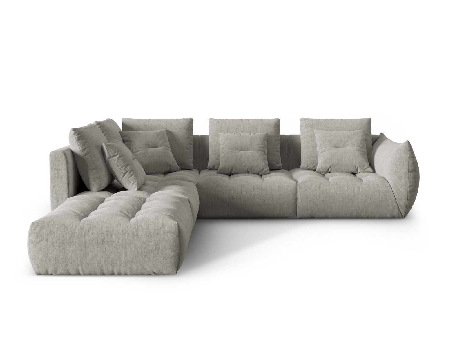 Modular Left Corner Sofa, "Bloom", 4 Seats, 316x307x97
