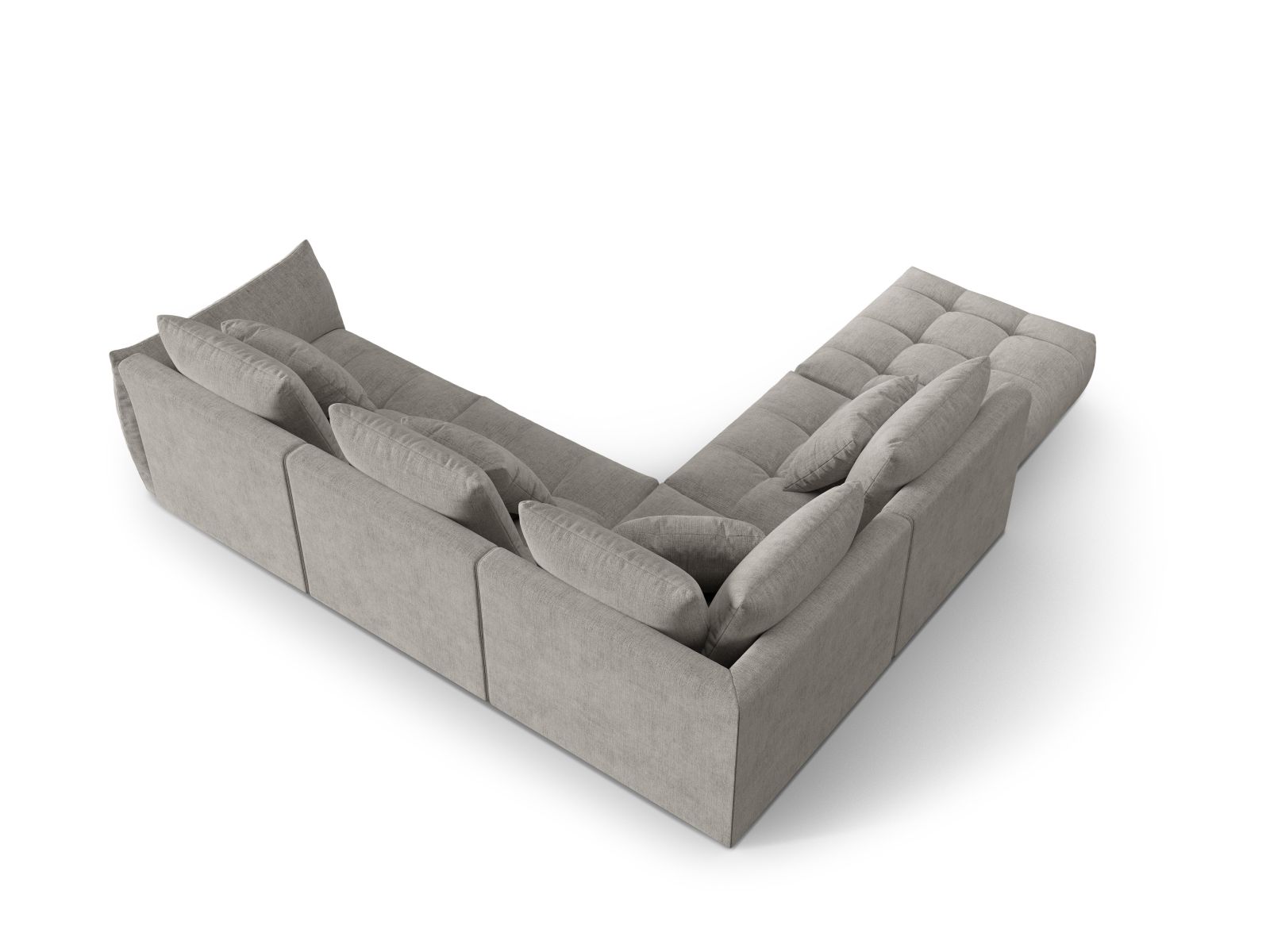Modular Left Corner Sofa, "Bloom", 4 Seats, 316x307x97