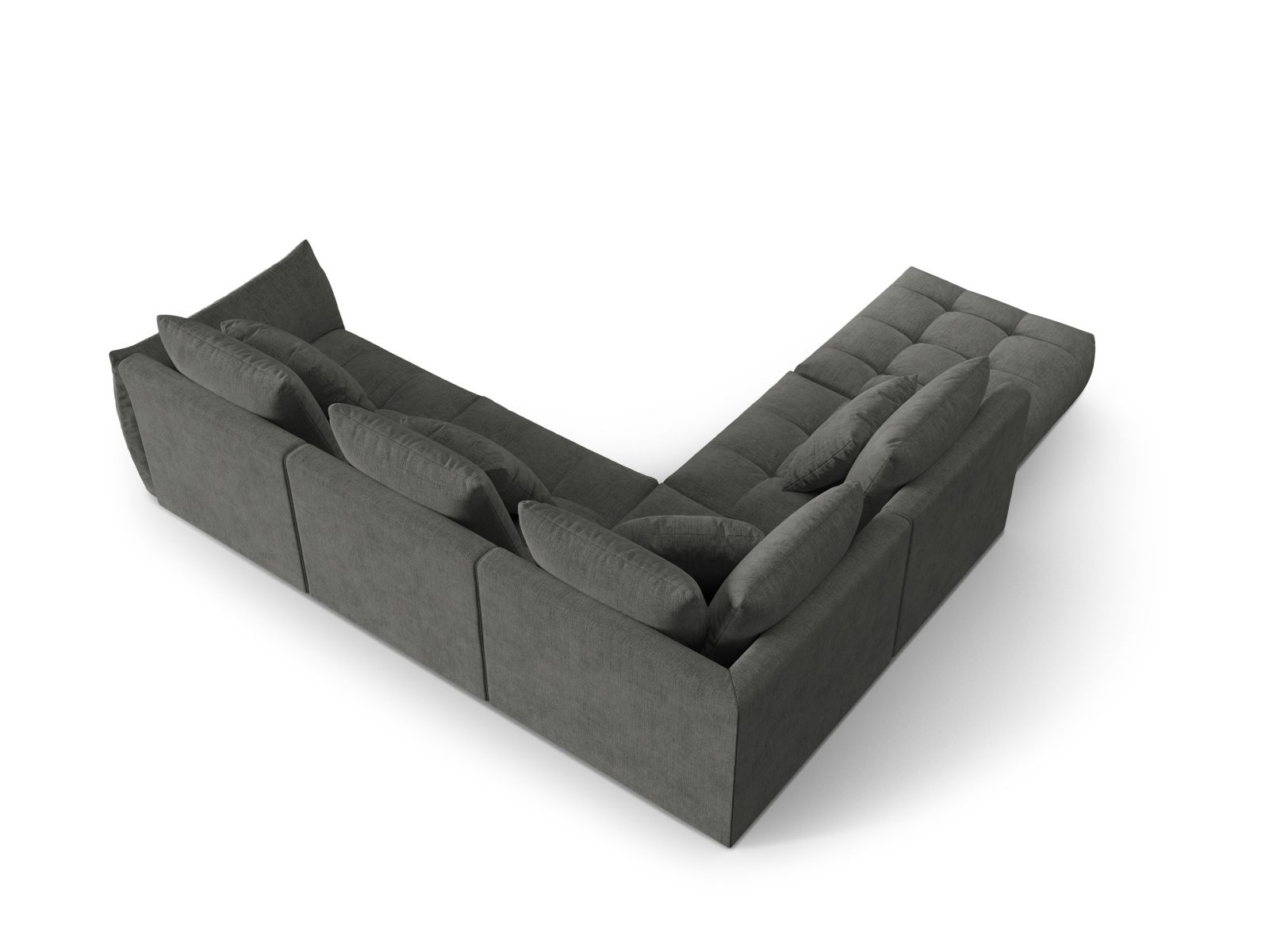 Modular Left Corner Sofa, "Bloom", 4 Seats, 316x307x97