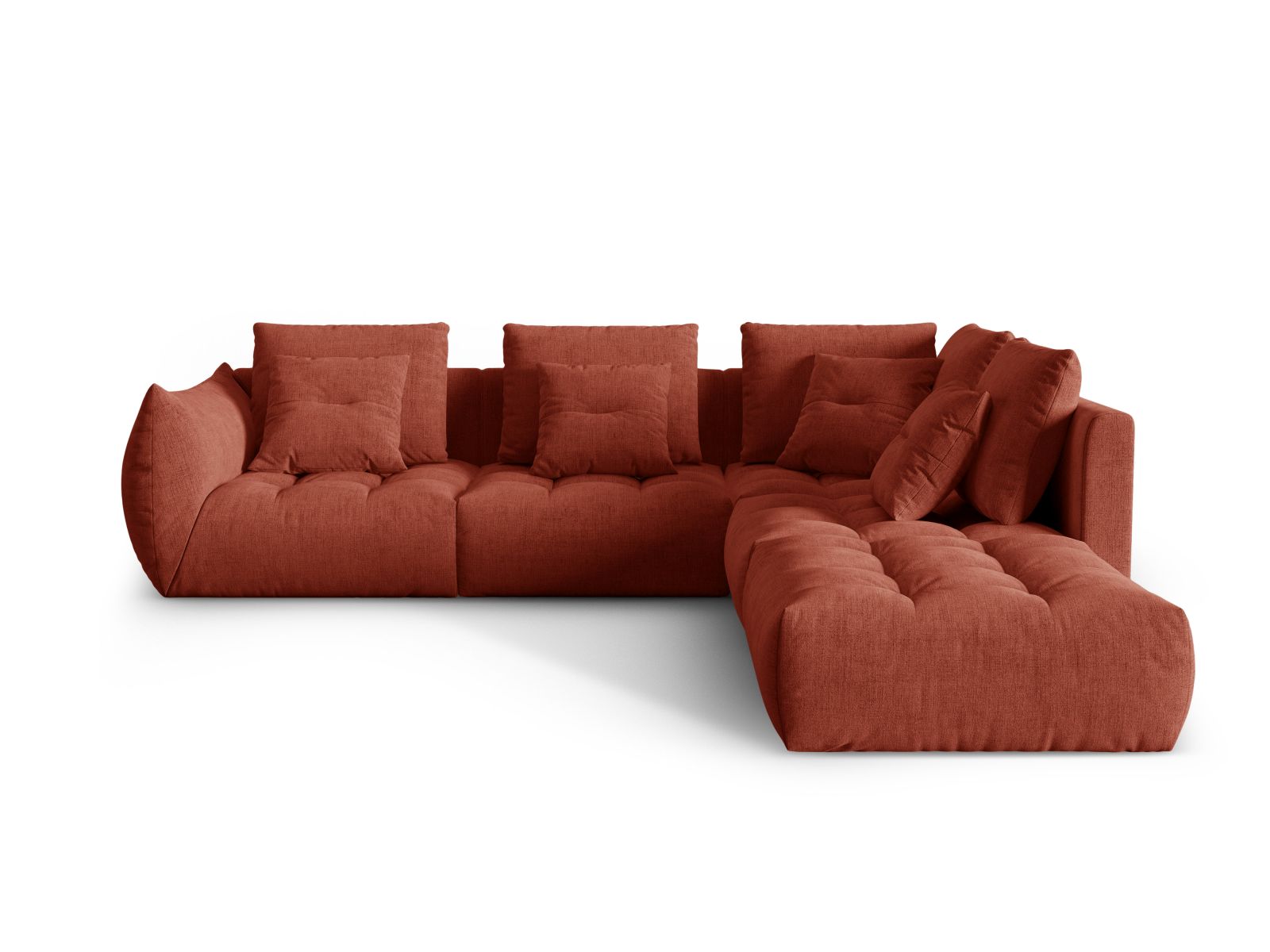 Modular Right Corner Sofa, "Bloom", 4 Seats, 316x307x97