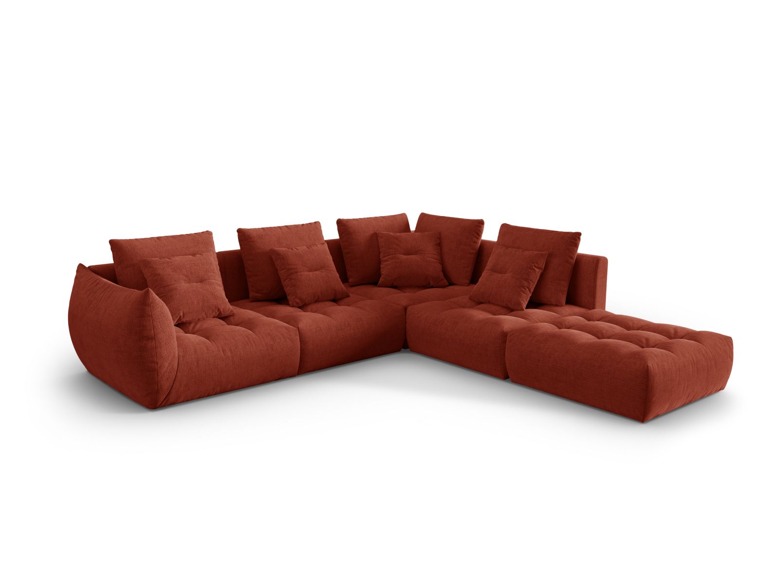 Modular Right Corner Sofa, "Bloom", 4 Seats, 316x307x97