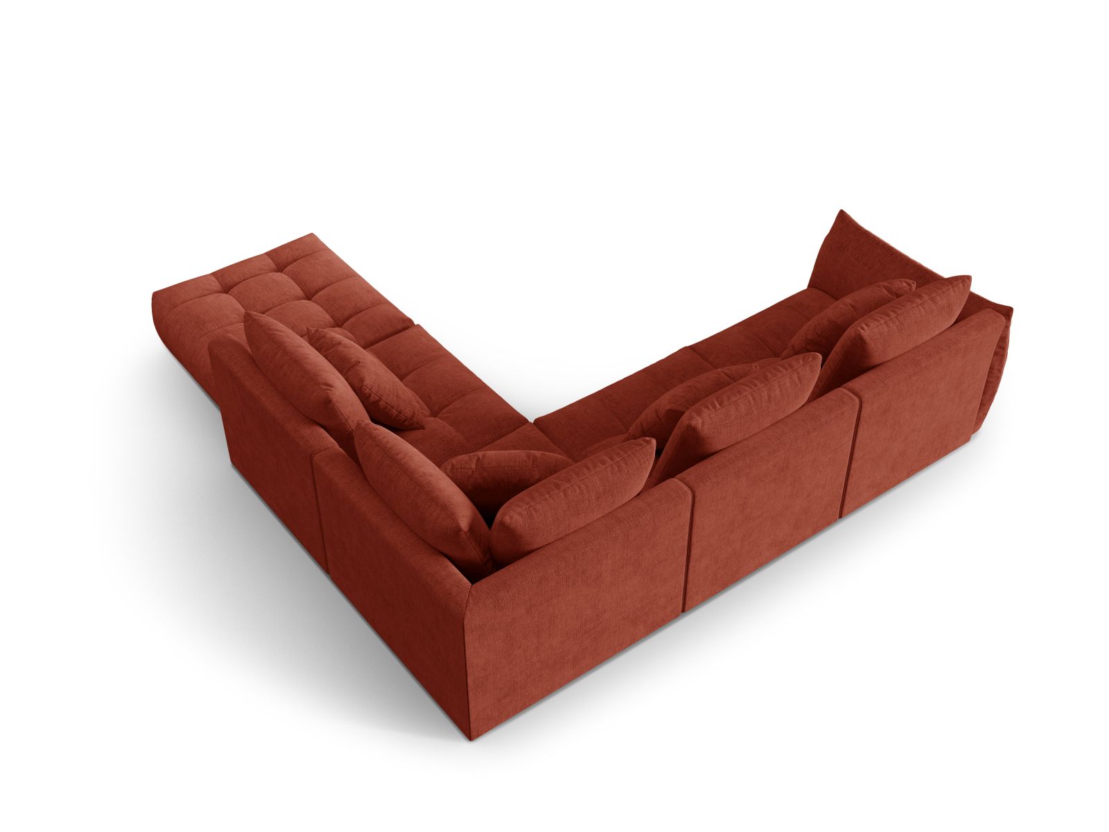 Modular Right Corner Sofa, "Bloom", 4 Seats, 316x307x97