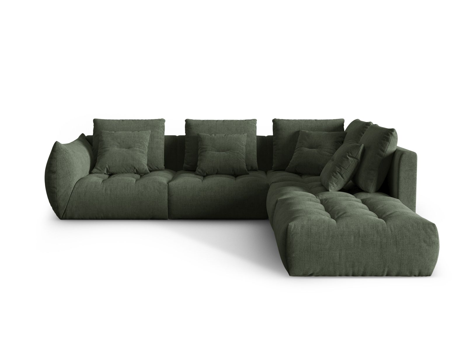 Modular Right Corner Sofa, "Bloom", 4 Seats, 316x307x97