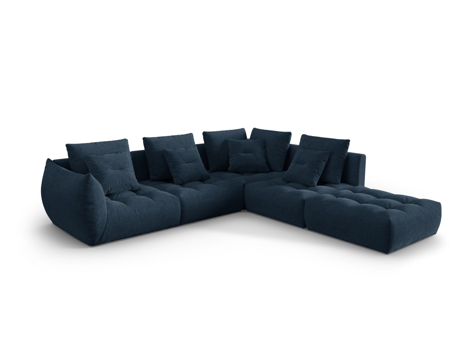 Modular Right Corner Sofa, "Bloom", 4 Seats, 316x307x97