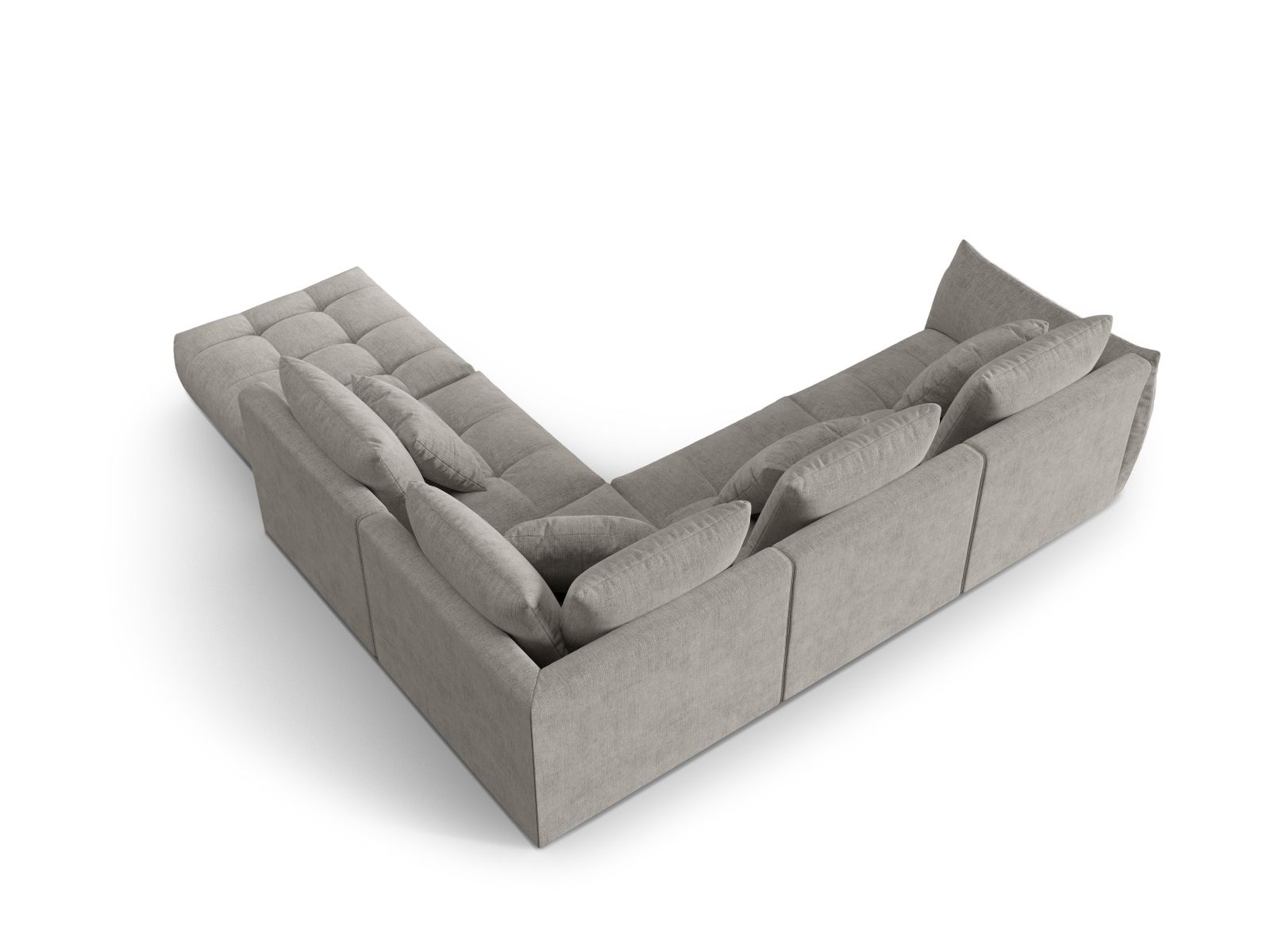 Modular Right Corner Sofa, "Bloom", 4 Seats, 316x307x97